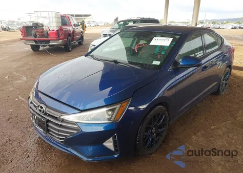 2019 Hyundai Elantra Sel из США, поврежденный, VIN 5NPD84LF5KH449049